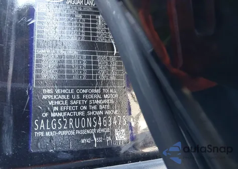 2022 Land Rover Range Rover Westminster из США, поврежденный, VIN SALGS2RU6NA463748